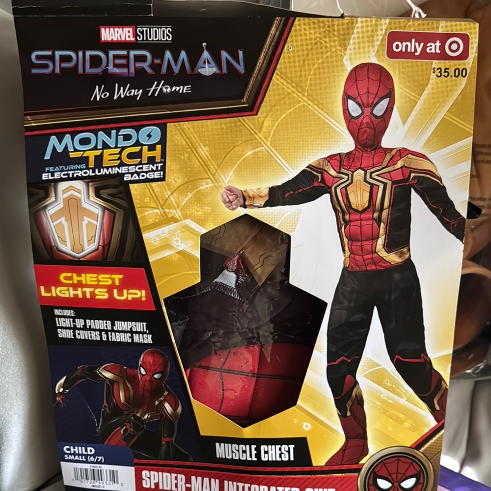 Marvel Red and Black Superhero Costume